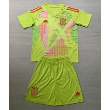 Tyskland Målvakt Bortaställ Barn EM 2024 Korta ärmar (+ Korta byxor)